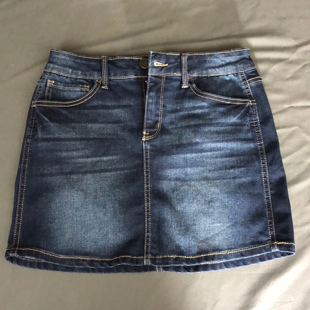 Girls SO Blue Jean Skirt